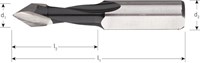Rotec Drevelboor 7x57,5mm Rechtsdraaiend Doorlopend HM-2