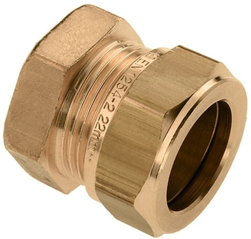 Bonfix Messing Eindkoppeling 15mm