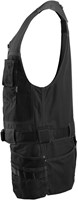 Snickers 4254 AllroundWork Canvas Stretch Gereedschapsvest met Holsterpockets Zwart XS-3