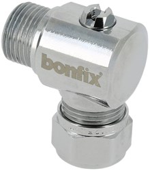 Bonfix Hoekkogelstopkraan Schroevendraaier bediend 3/8"x12mm