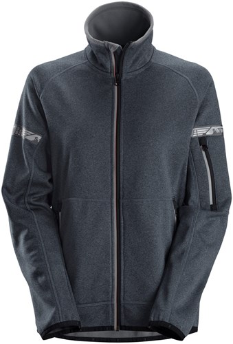 Snickers 8017 AllroundWork 37.5 Dames Fleece Jack Staal Grijs XXL