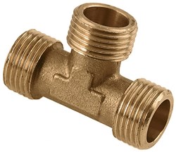 Bonfix Messing T-stuk 1"x1"x1"