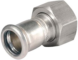 Bonfix Perskoppeling RVS 316L Wartelkoppeling G1 1/2"x35mm