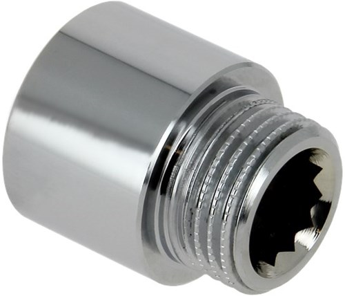 Bonfix Messing Kraanverlengstuk verchroomd 3/8"x20mm
