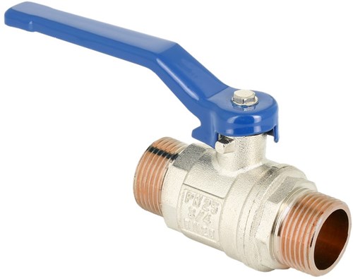 Bonfix Kogelkraan Blauwe Hendel bediening 3/4"x3/4" Drukklasse PN25