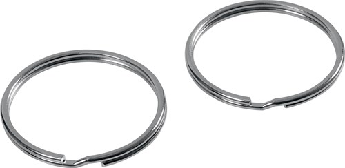 Sleutelring Ø40mm Vernikkeld