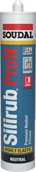Soudal Silirub Pro N Siliconenkit Zwart (300 ml)