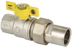 Bonfix Belgische gaskraan 1"x1"