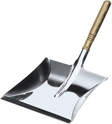 Sorex Stofblik Met Houten Greep RVS