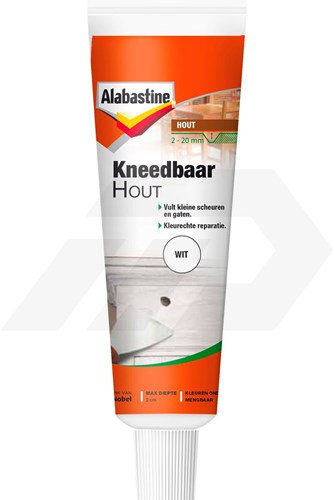 Alabastine Kneedbaar Hout Wit (75 Gram)