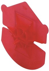 GB Uniclip Rood 60/65mm Kunststof