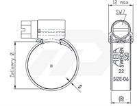 Aba Nova Slangklem 70-90mm Verzinkt-3