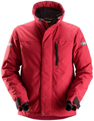 Snickers 1100 AllroundWork Isolerend Jack Chili Rood-Zwart XL