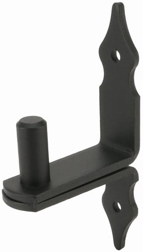 GB Verhoogde Plaatduim Ø16x35x60mm Rustica Zwart Gecoat