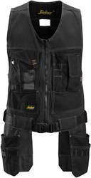Snickers 4254 AllroundWork Canvas Stretch Gereedschapsvest met Holsterpockets 