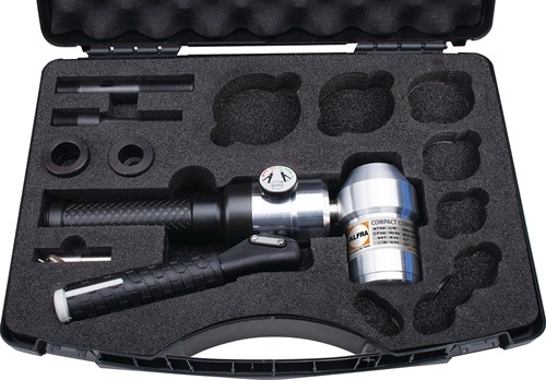 Alfra CompactCombi Hydraulische Handponsenset (90° Kop / 75 kN)-2
