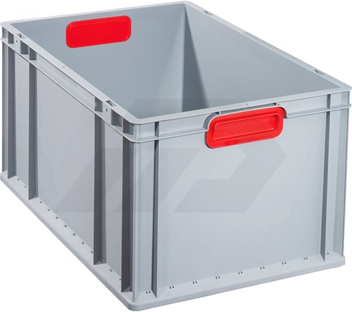 Allit ProfiPlus EuroBox 60x40x32cm Grijs Met Rode Gesloten Grepen