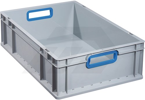Allit ProfiPlus EuroBox 60x40x17cm Grijs Met Blauwe Grepen