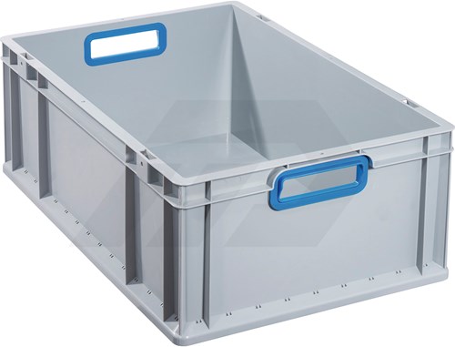Allit ProfiPlus EuroBox 60x40x22cm Grijs Met Blauwe Grepen