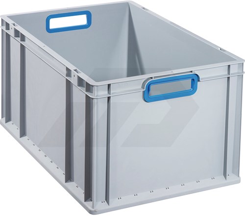 Allit ProfiPlus EuroBox 60x40x32cm Grijs Met Blauwe Grepen