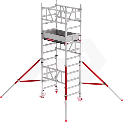 Altrex MiTower Rolsteiger 4,2 Mtr 75x120cm Met Fiber Deck Platforms