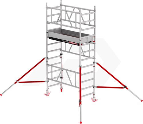Altrex MiTower Plus Rolsteiger 4,2 Mtr 75x165cm Met Houten Platforms