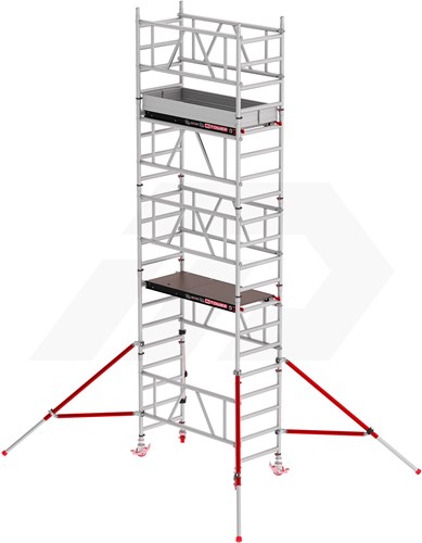 Altrex MiTower Plus Rolsteiger 6,2 Mtr 75x165cm Met Houten Platforms