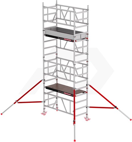 Altrex MiTower Plus Rolsteiger 5,2 Mtr 75x165cm Met Fiber-Deck Platforms