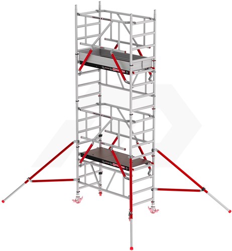 Altrex MiTower Plus Rolsteiger 5,2 Mtr 75x165cm Met Houten Platforms