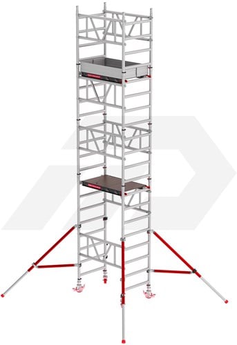 Altrex MiTower Rolsteiger 6,2 Mtr 75x120cm Met Fiber-Deck Platforms