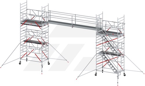 Altrex Stage Loopbrug 6 Mtr Met Dubbele Leuning-2