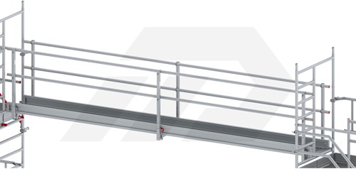 Altrex Stage Loopbrug 6 Mtr Met Dubbele Leuning