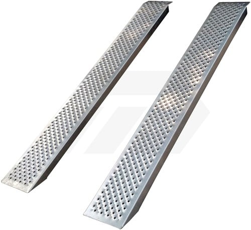 Promat Rijplankenset 1500x195mm Aluminium (2 Stuks)