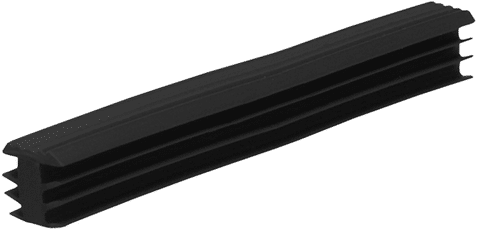 Heering Infrees Traprubber Antislipprofiel 11x9 mm (25 Mtr.)