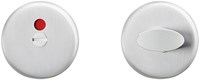 AXA Binnendeurrozetten Klik Rond Ø52mm Toilet Aluminium F1 Geslepen (1 Set)