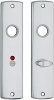 AXA Binnendeurschilden Curve 180x41x6mm WC57/5 Aluminium F1 (1 Set)