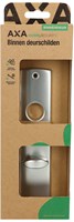 AXA Binnendeurschilden Curve 180x41x6mm WC63/8 Aluminium F1 (1 Set)-2