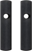 AXA Binnendeurschilden Curve Klik 200x45x8mm Blind Zwart F8 Geslepen (1 Set)