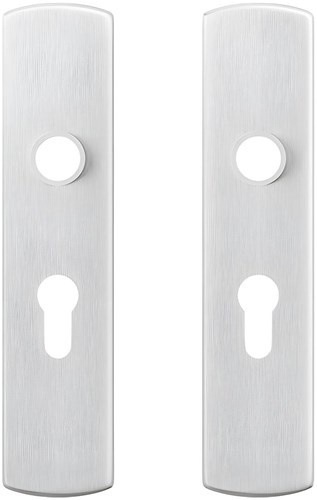 AXA Binnendeurschilden Curve Klik 200x45x8mm PC55 Aluminium F1 Geslepen (1 Set)