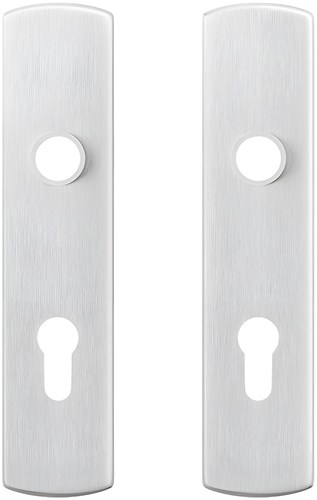 AXA Binnendeurschilden Curve Klik 200x45x8mm PC72 Aluminium F1 Geslepen (1 Set)