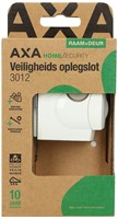 AXA Veiligheidsoplegslot 3012 Naar Buiten Draaiend Gelijksluitend SKG* Wit (1 Stuks)-2