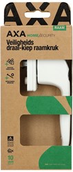 AXA Veiligheidsraamkruk Draaikiep 3350 Afsluitbaar Stift 7x32mm Gelijksluitend SKG** Wit (1 Stuks)
