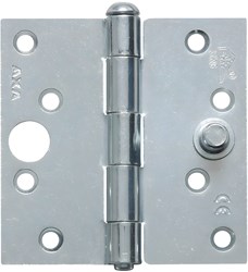 AXA Veiligheidsscharnier Ongelagerd 89x89x2,4mm Rechte Hoek SKG*** Staal Topcoat (1 Stuks)