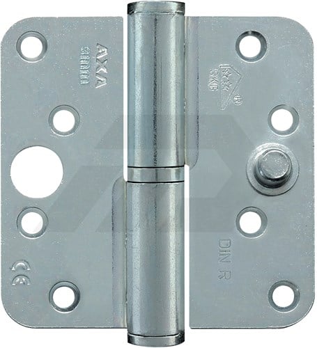 AXA 1203-25 89x89mm Paumellescharnier Rechts Ronde Hoek SKG