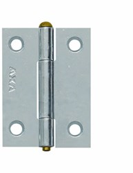 AXA 1101-02 39x51mm Smal Scharnier Ongelagerd Rechte Hoek
