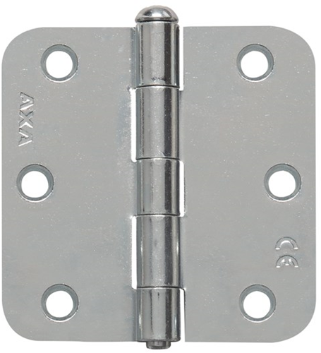 AXA 1105-24 76x76mm Scharnier Ongelagerd Ronde Hoek