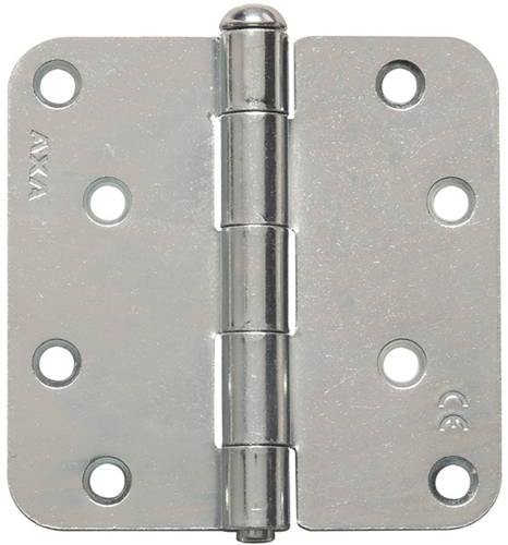AXA 1105-25 89x89mm Scharnier Ongelagerd Ronde Hoek