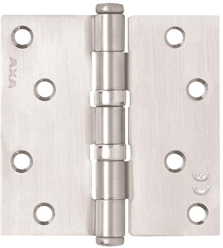 AXA 1531-25 89x89mm Kogellagerscharnier Rechte Hoek RVS