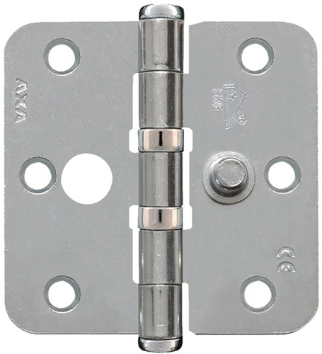 AXA 1543-24 76x76mm Kogellagerscharnier Ronde Hoek SKG