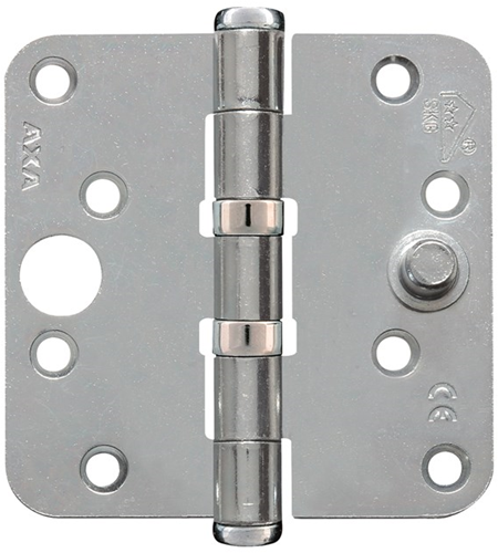 AXA 1543-25 89x89mm Kogellagerscharnier Ronde Hoek SKG